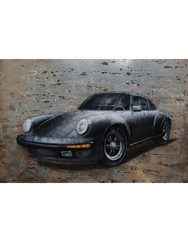 Tableau métal - Porsche 911 modèle G relief