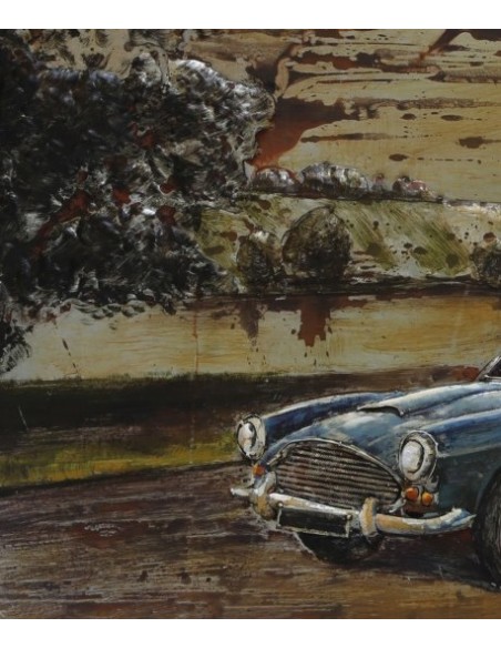 Tableau métal - Aston Martin DB5 relief