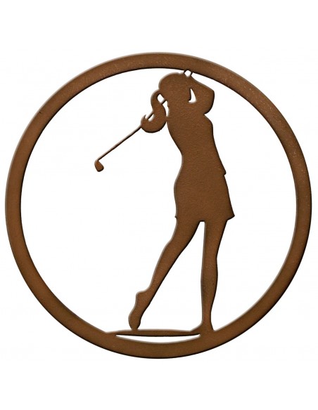 TABLEAU METAL - GOLFEUSE relief