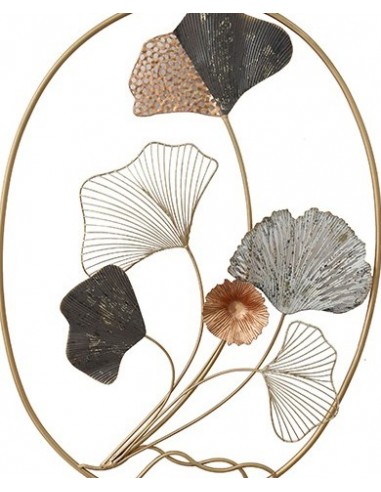 Décoration murale - Feuilles Ginkgo en cercle