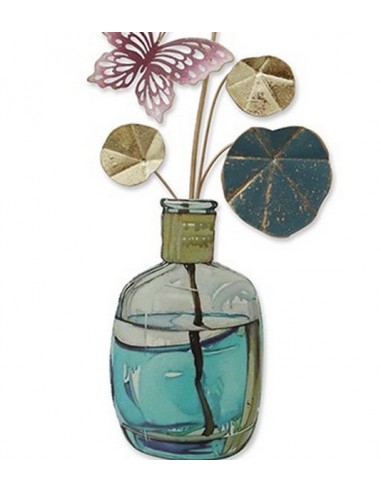 Décoration murale - Eucalyptus et papillon