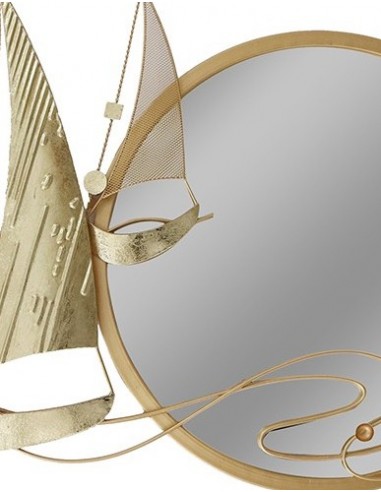Décoration murale - Miroir et voiliers