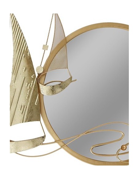 Décoration murale - Miroir et voiliers