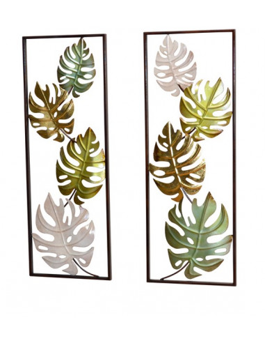 DECORATION MURALE CADRE FEUILLES