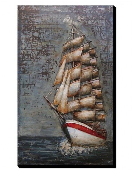 Tableau métal relief - Géant des mers