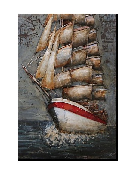 Tableau métal relief - Géant des mers