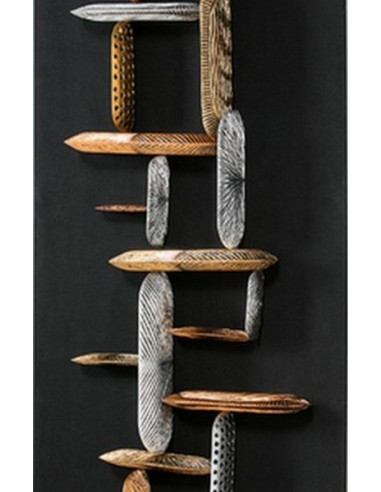 DECORATION MURALE ESCALIER DORE