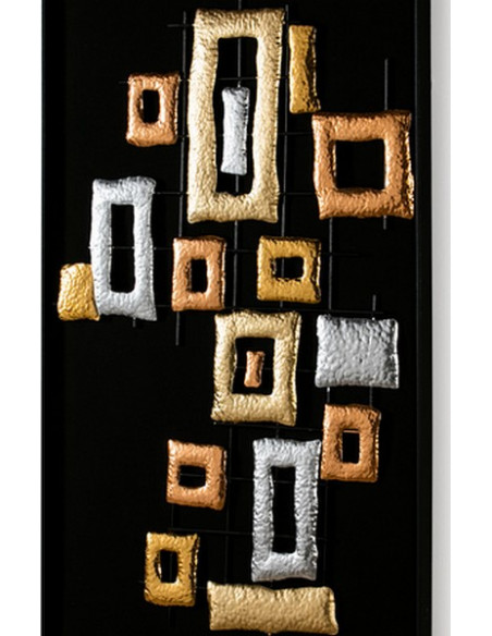 DECORATION MURALE BIJOUX DORES