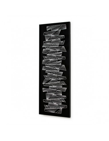 DECORATION MURALE SUPERPOSITION ARGENT