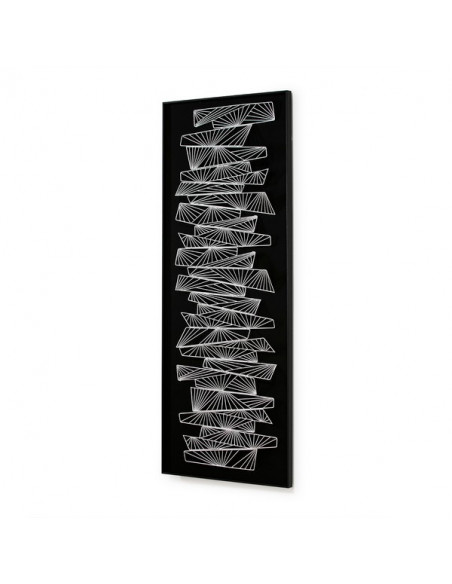 DECORATION MURALE SUPERPOSITION ARGENT