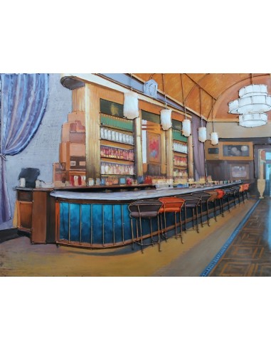 Tableau métal relief - Grande brasserie