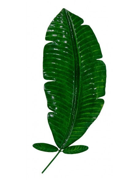 Décoration murale - Feuille de bananier verte