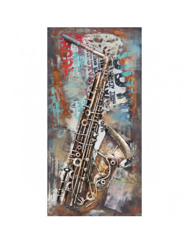 TABLEAU METAL SAXO relief