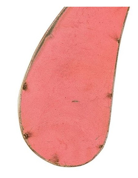 Décoration murale métal - Chiffre 7 rose