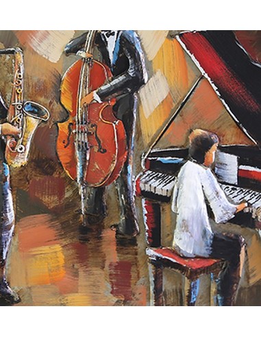 TABLEAU METAL relief -TRIO BAND