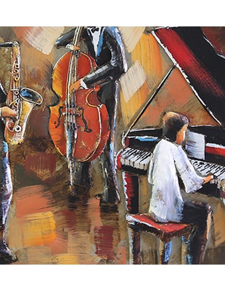 TABLEAU METAL relief -TRIO BAND