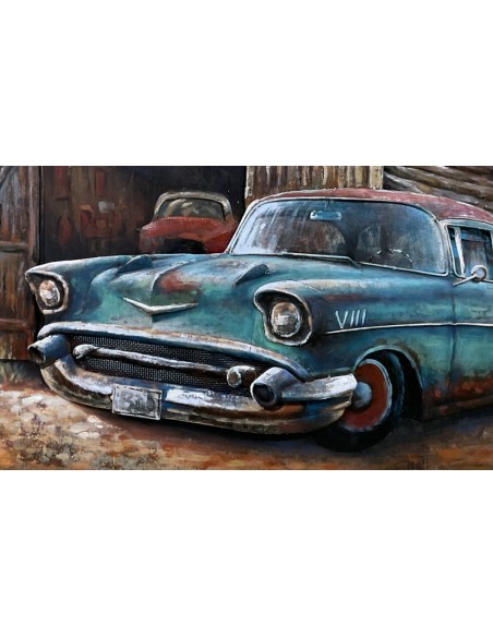 TABLEAU METAL relief - USA CAR