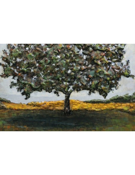 TABLEAU METAL relief - ARBRE