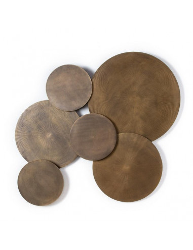DECORATION MURALE CYMBALES ANTIQUES