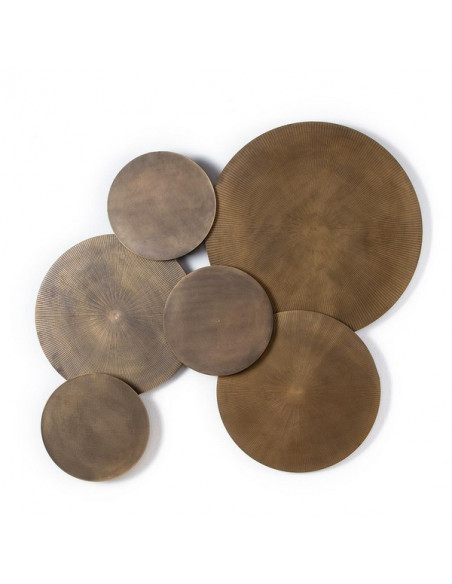 DECORATION MURALE CYMBALES ANTIQUES