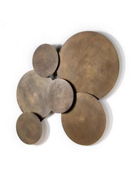 DECORATION MURALE CYMBALES ANTIQUES